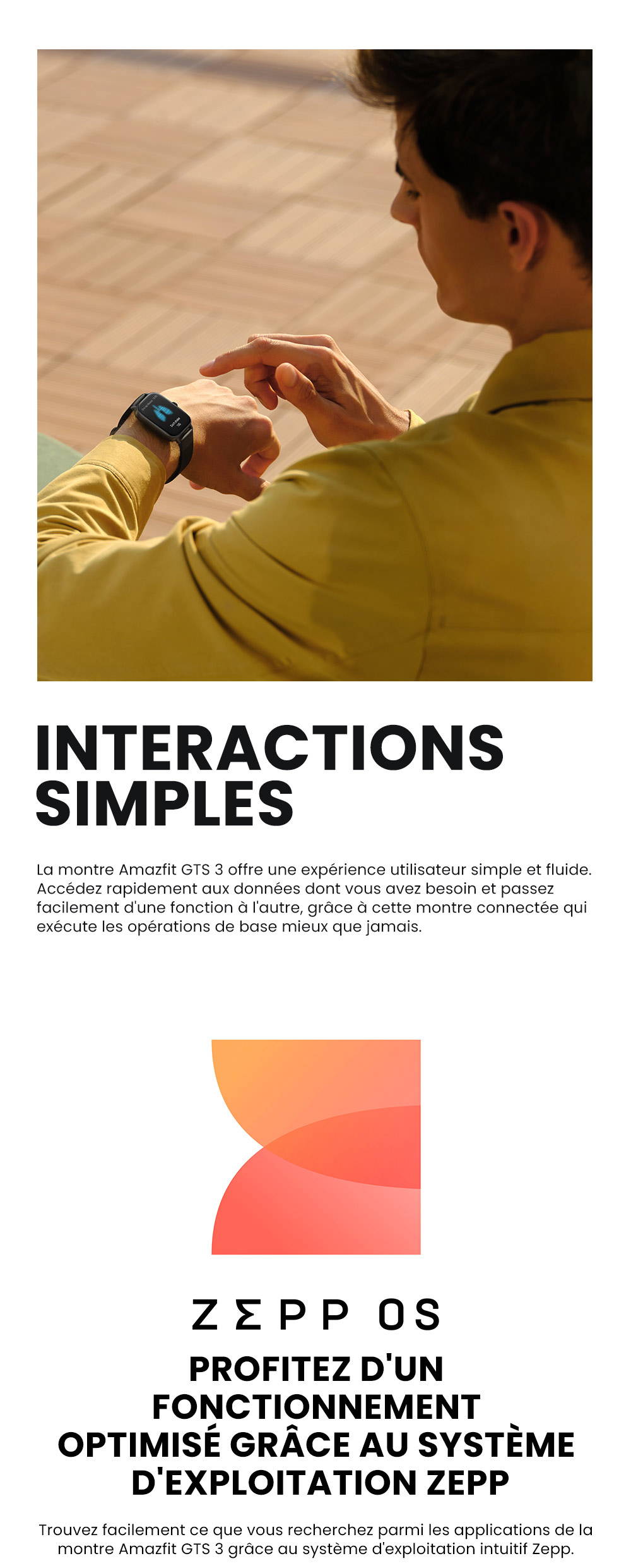 Amazfit gts français deals